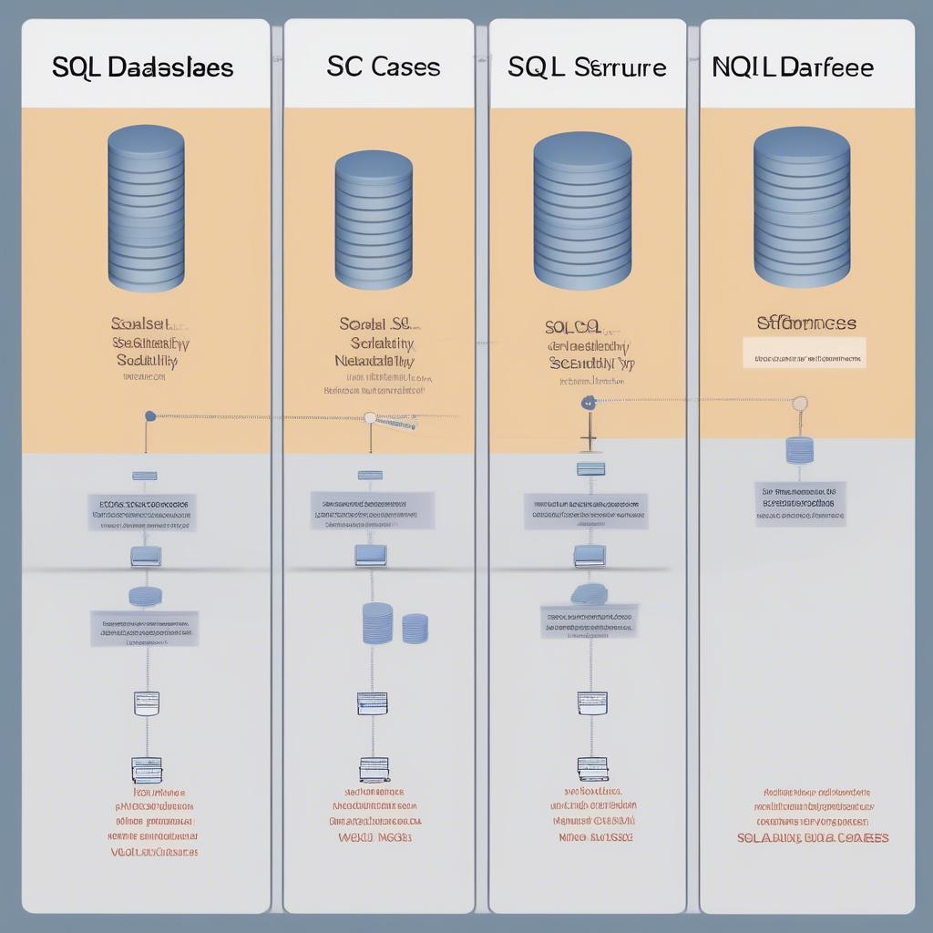 So sánh giữa SQL và NoSQL database