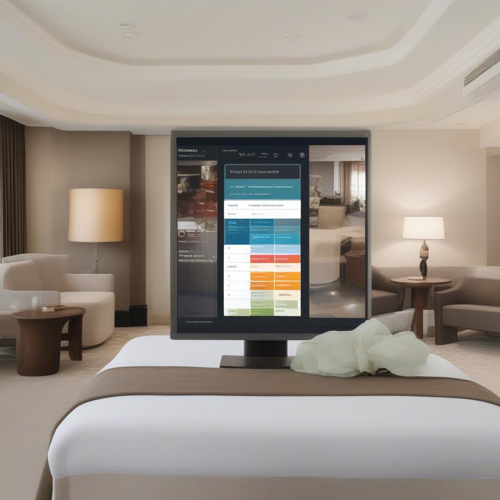 Modern Hotel Management Software Interface