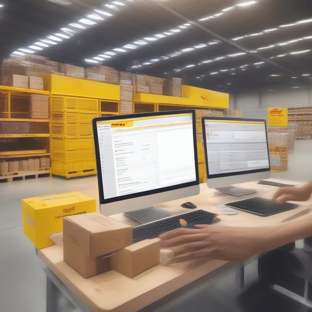 Phần mềm Quản Lý Xưởng tích hợp với DHL