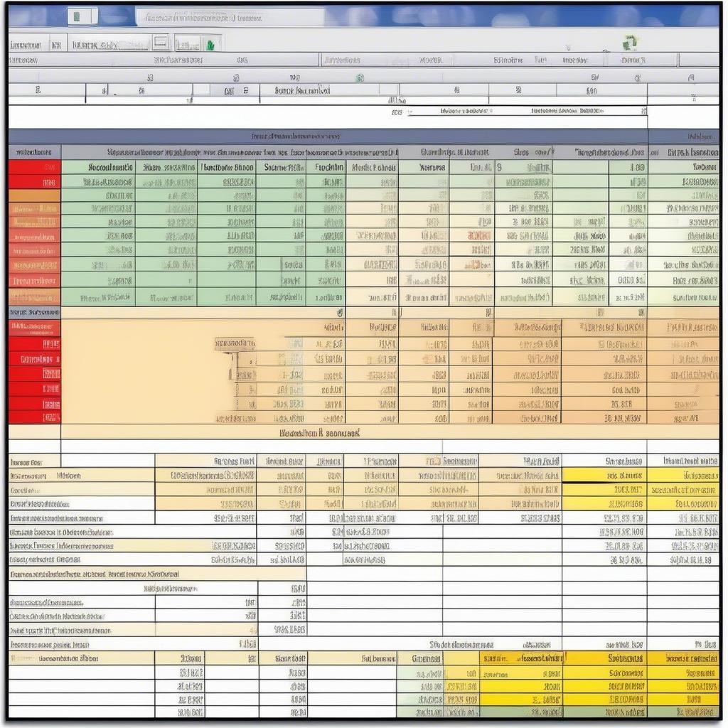 Quản lý nguyên vật liệu nhà hàng bằng Excel