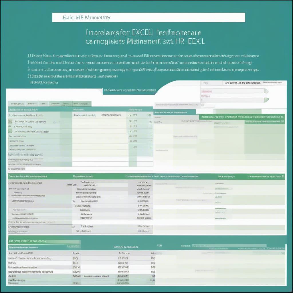 Quản lý nhân sự bằng Excel miễn phí: Giao diện và tính năng