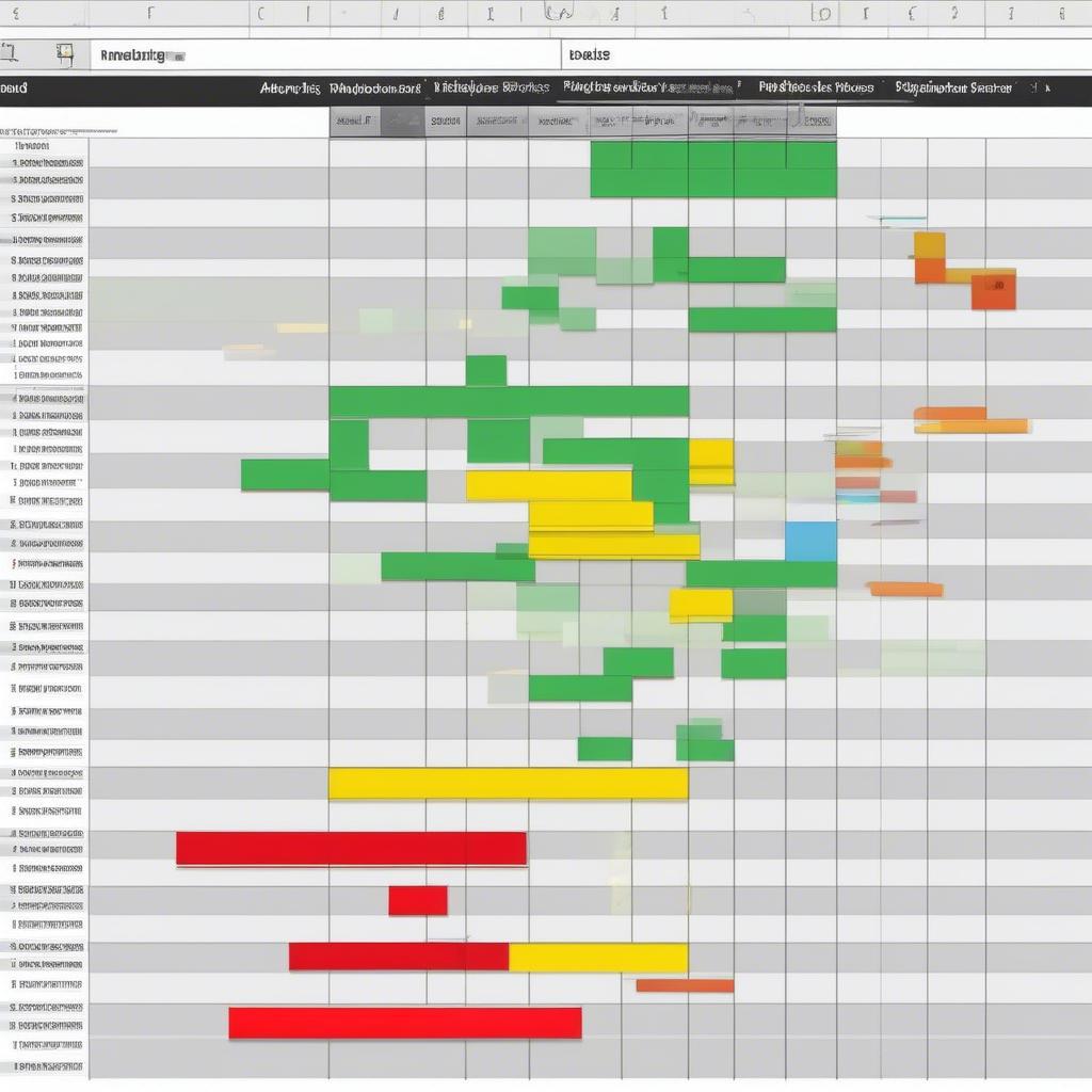 Theo dõi tiến độ sản xuất bằng Excel