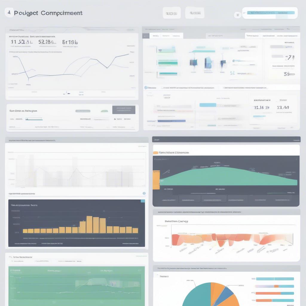 Báo cáo quản lý dự án phần mềm: Minh họa dashboard với các chỉ số quan trọng