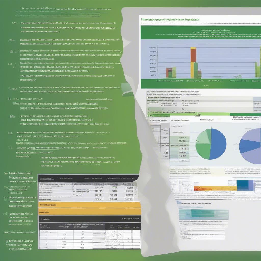 Báo cáo sinh viên bằng Excel