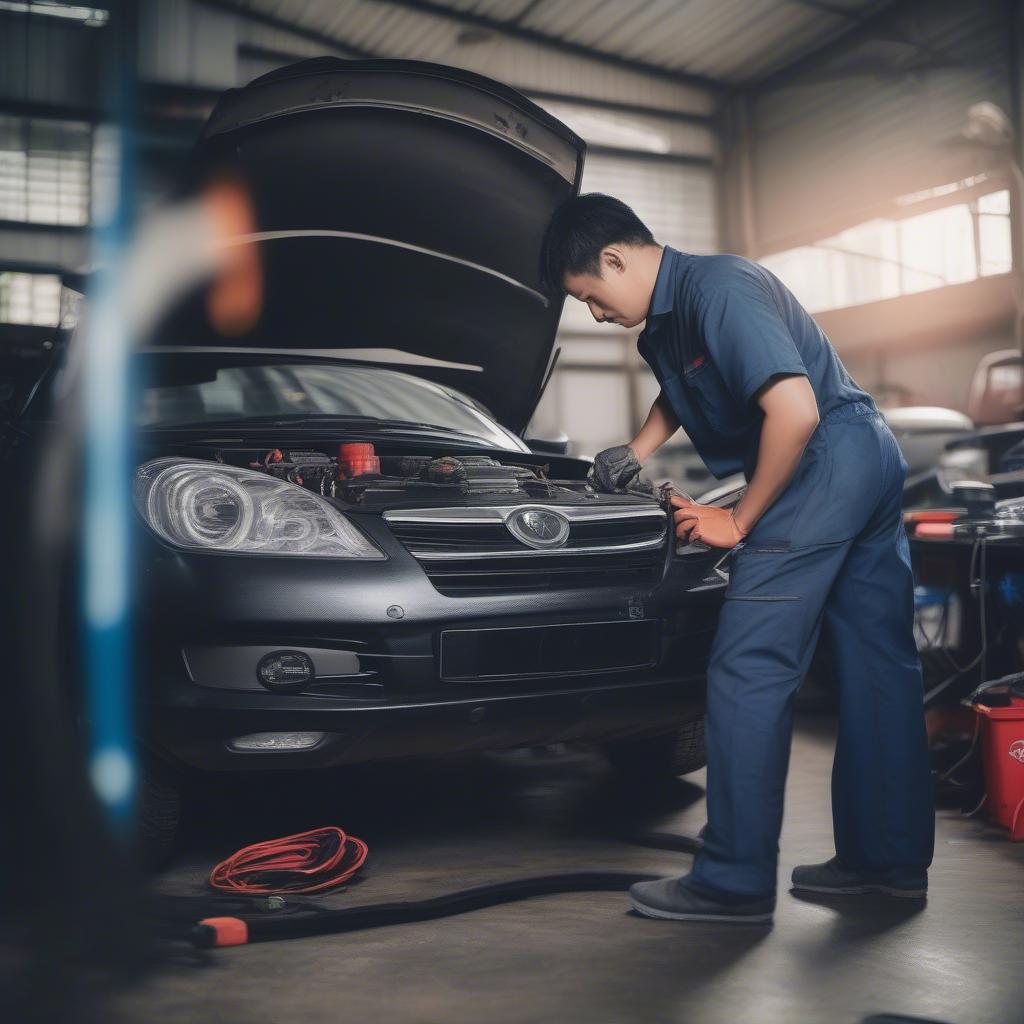 Ứng dụng công nghệ trong garage ô tô