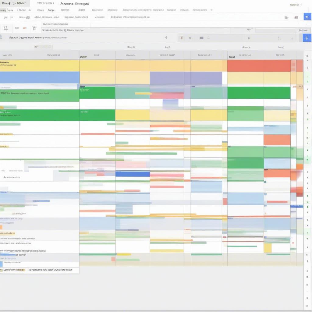 Google Sheets Quản Lý Dự Án