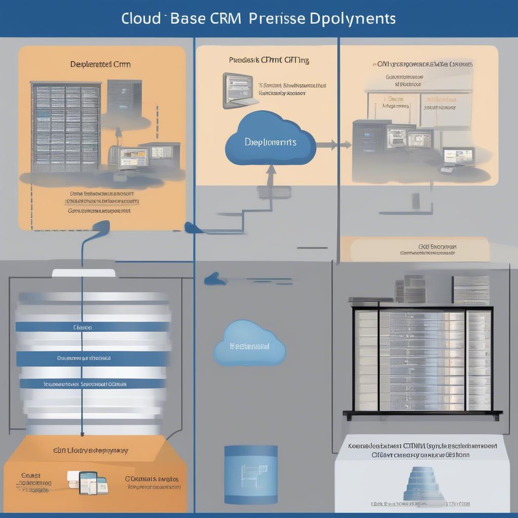 Mô hình triển khai phần mềm CRM: Cloud vs. On-Premise