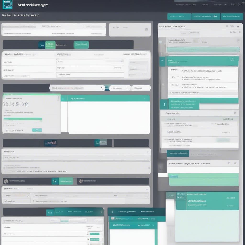 Giao diện phần mềm Attendant Management System 5.0