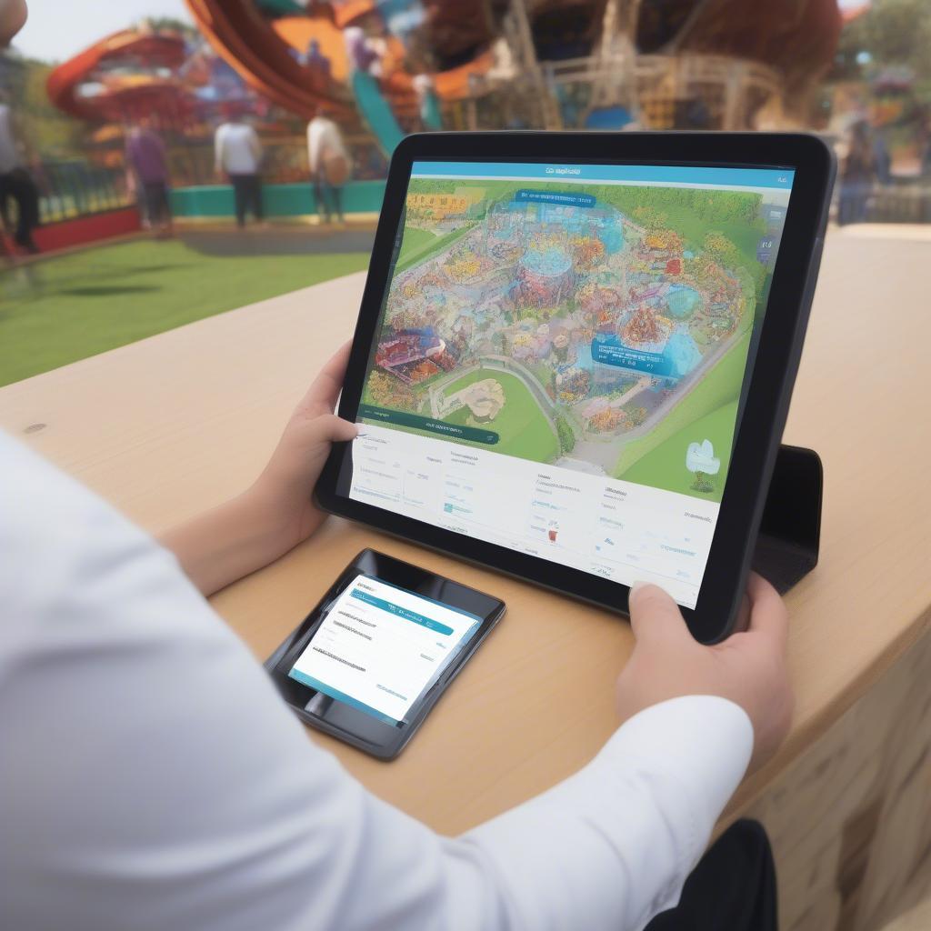 Modern amusement park management software