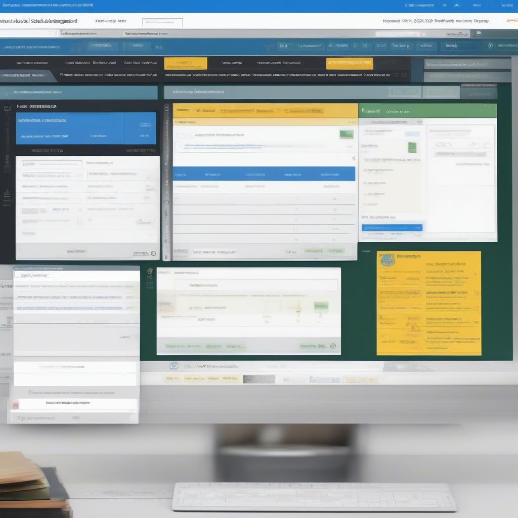 VNPT School Management Software Interface