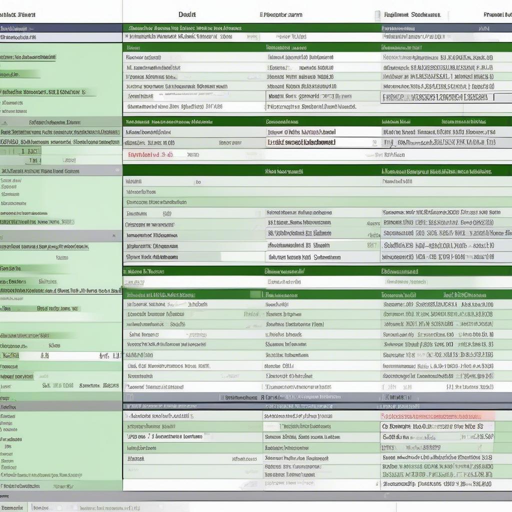 Ví dụ bảng quản lý công nợ Excel đơn giản