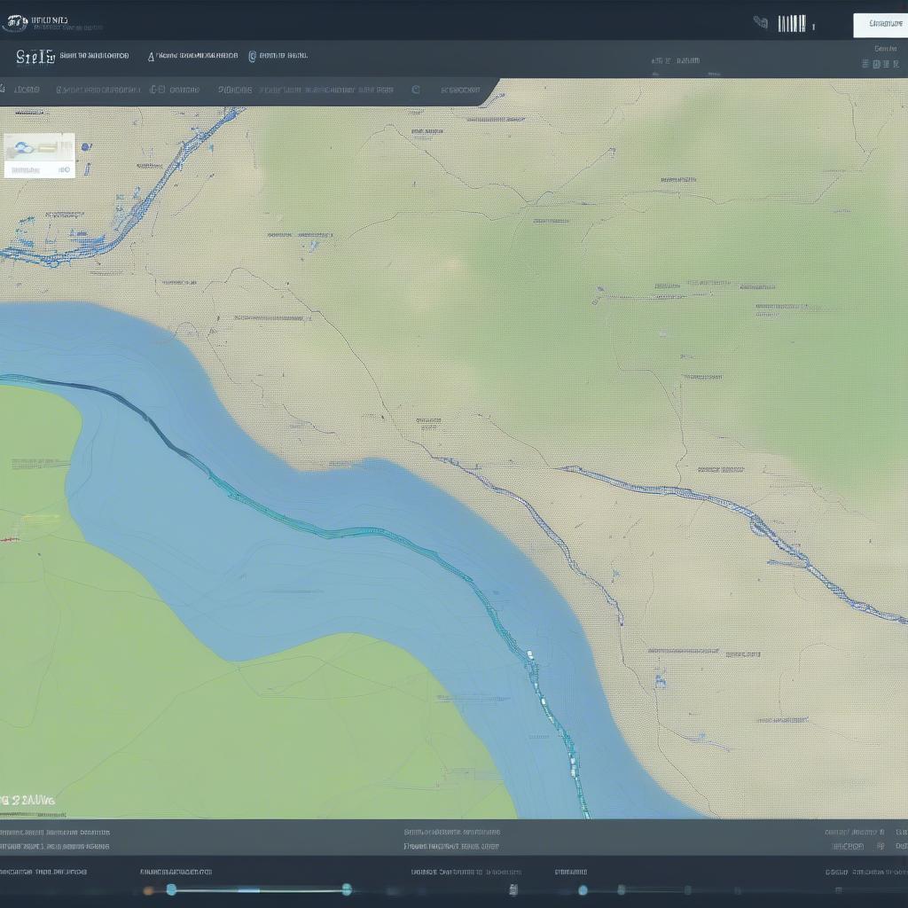 Water supply network management interface