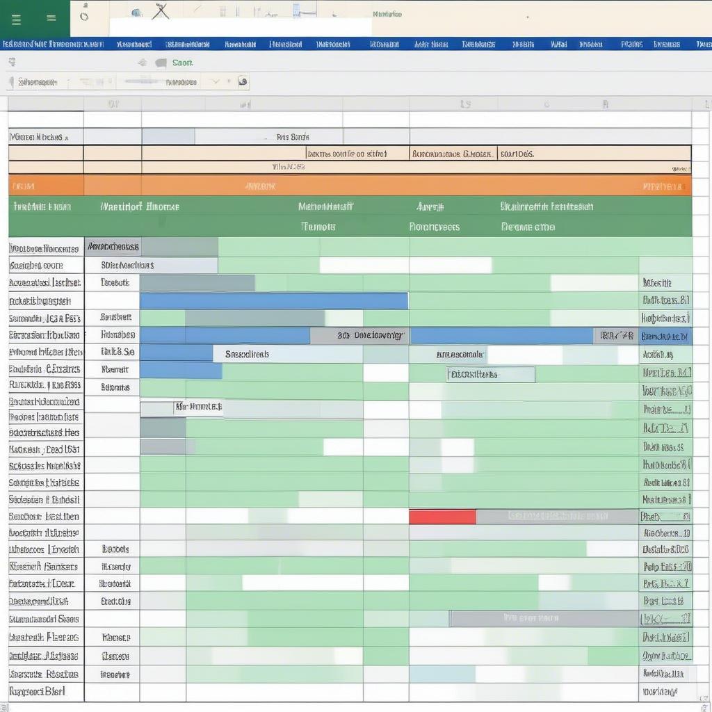 Quản lý tiến độ bằng Excel