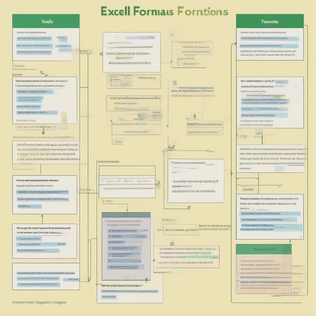 Sử dụng các công thức và hàm Excel