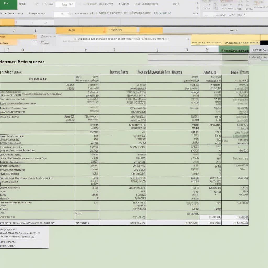 Tạo bảng quản lý trên Excel