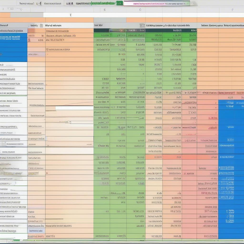 Tạo bảng tính Excel