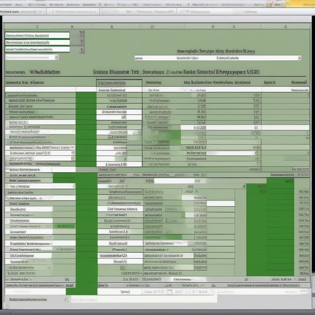 Tạo mẫu quản lý nhân sự trên Excel