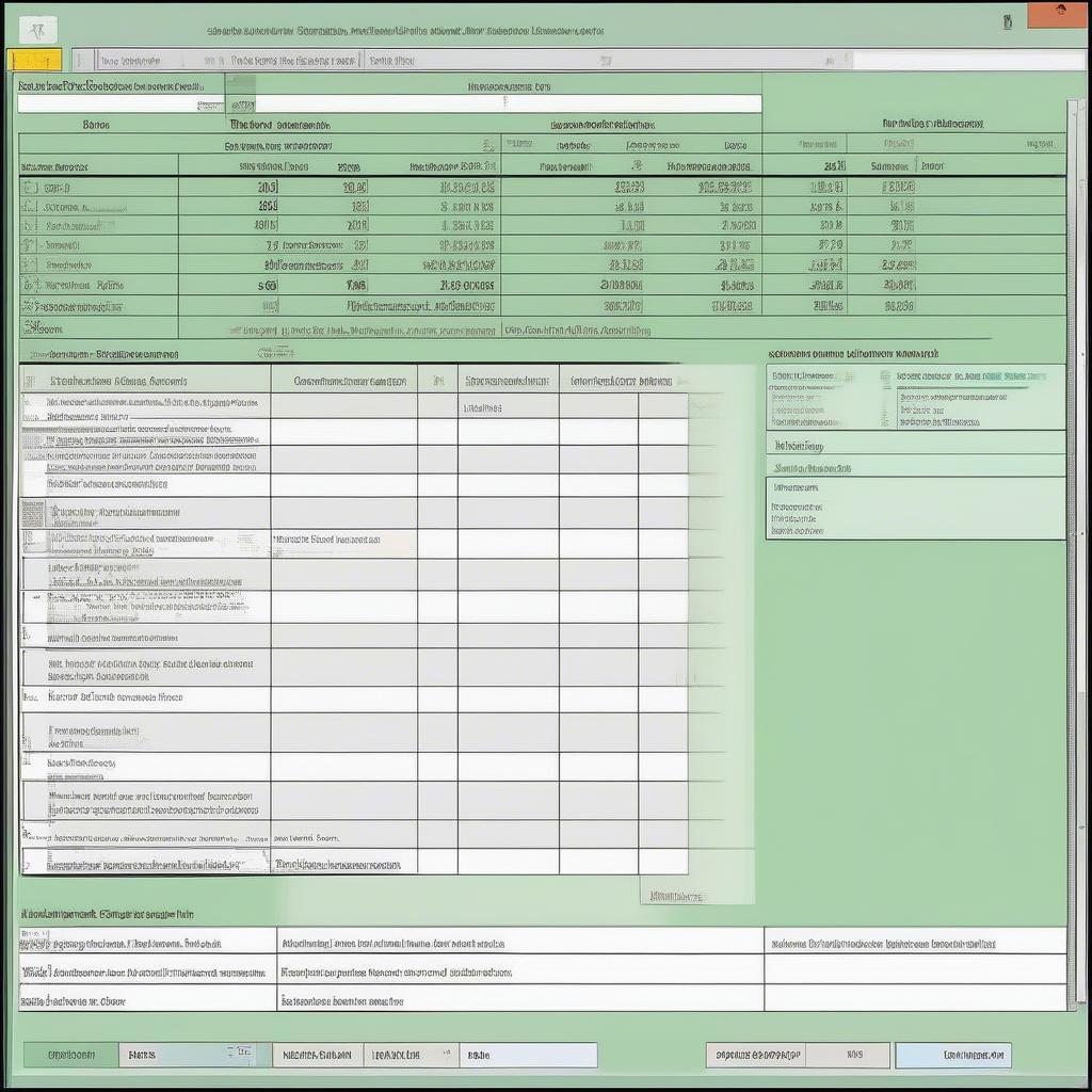 Thiết kế giao diện Excel cho phần mềm bán hàng